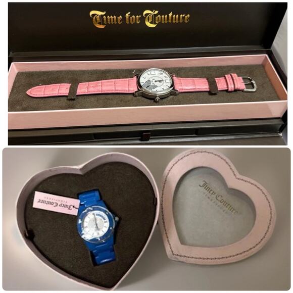 TWO NEW Juicy Couture limited edition watches w/ original boxes.